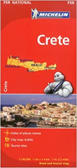 Michelin Map Crete 759 (Maps/Country (Michelin))