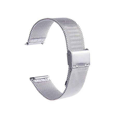 Fitbit Blaze Band Replacement Stainless Steel Luxury Designed with Quick Release Pins , EverAct™