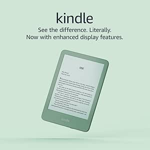 New Amazon Kindle (16 GB) - Lightest and most compact Kindle, with glare-free display, faster page turns, adjustable front light, and long battery life - Matcha   3 Months Free Kindle Unlimited (with auto-renewal)