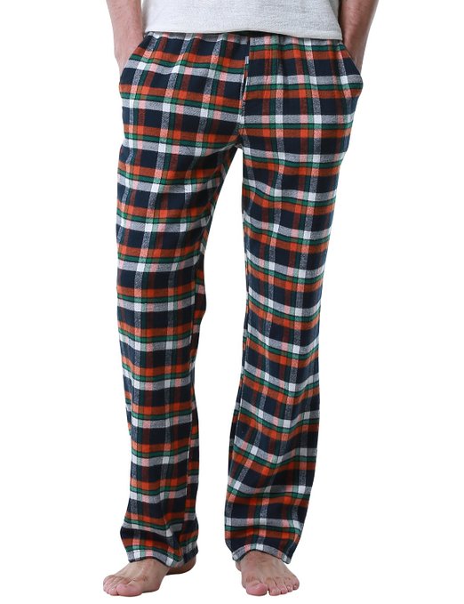 Match Men's Soft Plaid Lounge Pajama Pants #8001