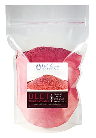 Organic Beet Root Powder - Filled with Natural Nitrates (Nitric Oxide) & Phytonutrients (114g (1/4lb))