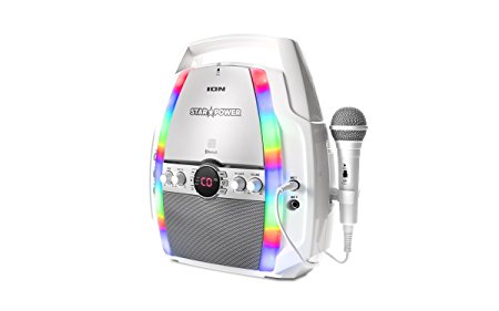 Ion Audio Star Power | Portable Karaoke System with CD Player and Bluetooth Streaming