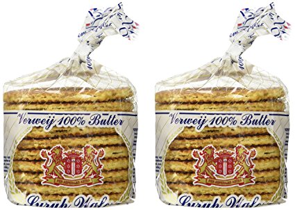 Stroopwafels - 20 Dutch Verweij 100% Butter Stroopwafels In Frustration Free Packaging
