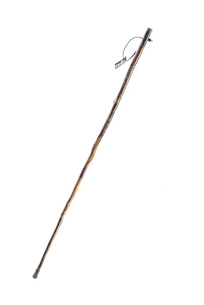 SE WS627-50 Wooden Walking/Hiking Stick with Hand-Carved Flower Design, 50"