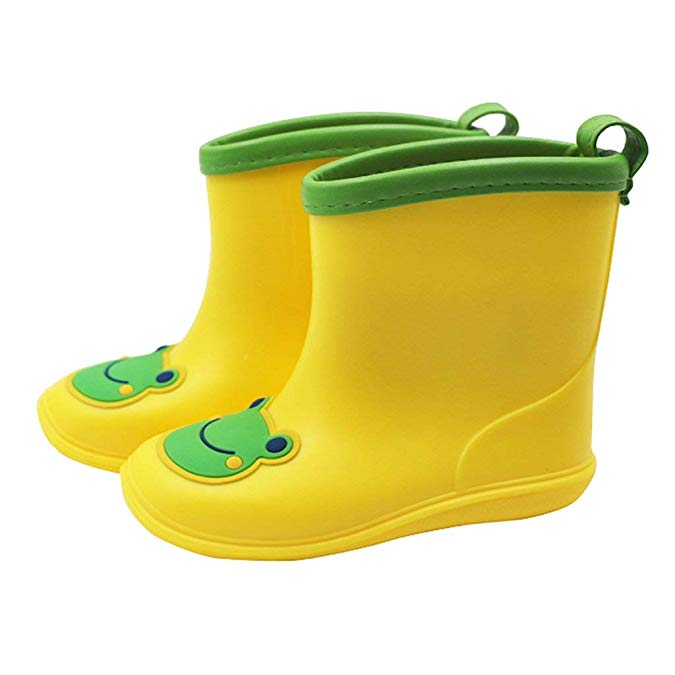 Vine Toddler Rain Boots Babys Rain Boots Children Waterproof Shoes for Boys Girls