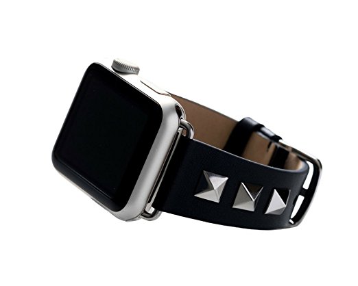 Stunning Stud Band for the Apple Watch (Silver/Black 38mm)
