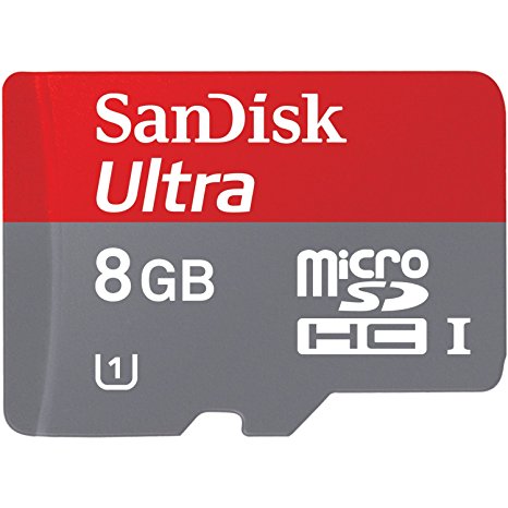 SanDisk Ultra 8 GB microSD High Capacity (microSDHC) (SDSDQUA-008G-A46A) -