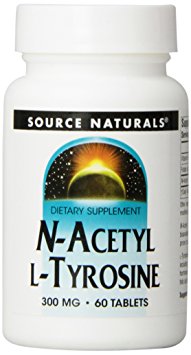 Source Naturals N-Acetyl L-Tyrosine, 300mg, 60 Tablets