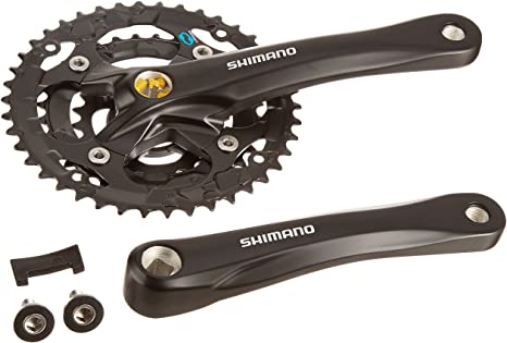 Shimano M361 Hybrid Crankset (Black)