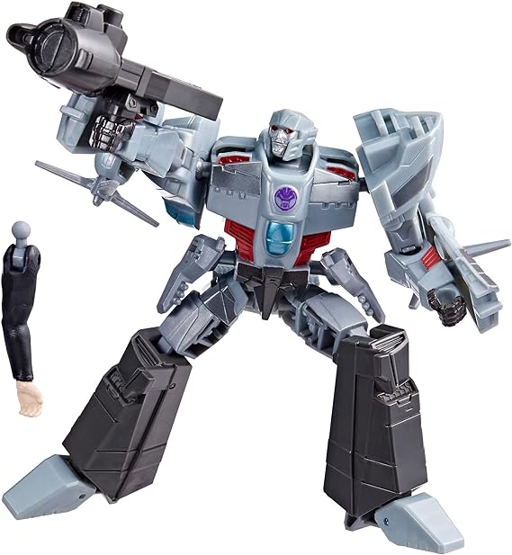 Transformers Toys EarthSpark Deluxe Class Megatron Action Figure, 5-Inch, Robot Toys for Kids Ages 6 and Up