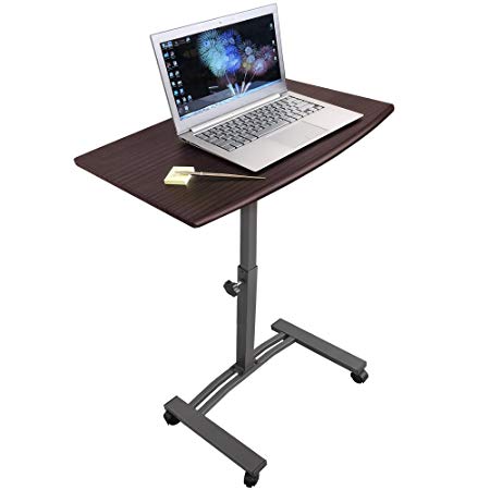 Tatkraft Salute Mobile Laptop Stand Desk Adjustable Height 52-84cm 4 casters (with locking device)