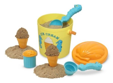 Melissa and Doug Sunny Patch Speck Seahorse Sand Ice Cream Set