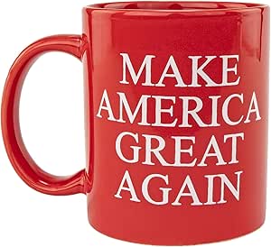 Fairly Odd Novelties’ Make America Great Again Donald Trump 2020 President Red Republican Conservative Coffee Mug Novelty