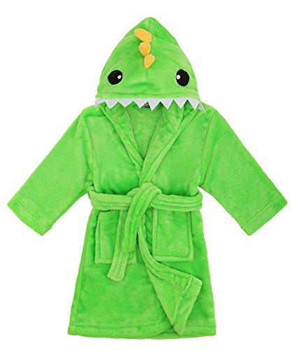 Arctic Paw Boys/Girls' Plush Soft Hooded Bathrobe Theme Party Costume Robe