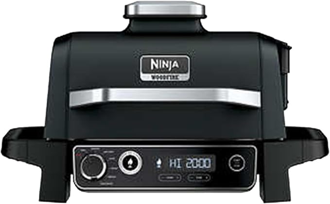 Ninja OG705CO Woodfire Outdoor Grill and Smoker Black (Renewed)