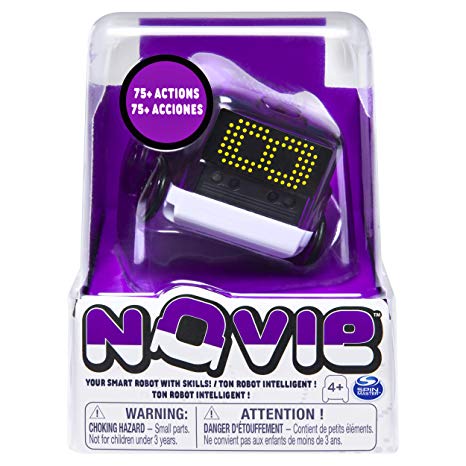 Novie 6054387 Interactive Smart Robot with Over 75 Actions and Learns 12 Tricks (Purple), for Kids Aged 4 and Up, Purple