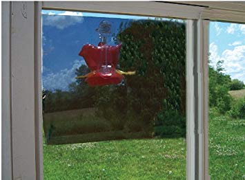 New Songbird Essentials Two-Way Window Mirror 20X12 Film Clings To Window With Removable Glue Spots