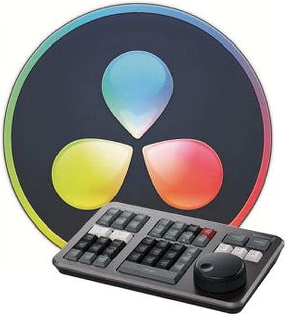 Blackmagic Design DaVinci Resolve Studio (Dongle) Bundle with DaVinci Resolve Speed Editor (2 Items)