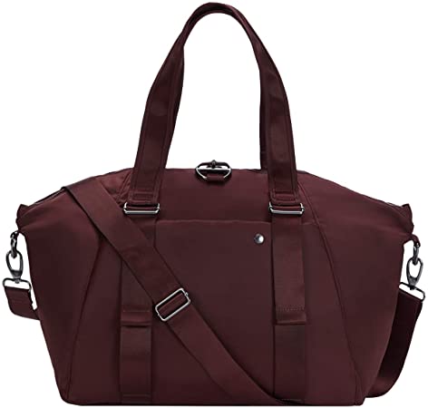 PacSafe Women's Citysafe CX 20L Anti Theft Tote, Merlot, 20 Liter