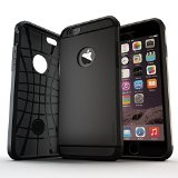 Apple iPhone 6 Case Black Primed4U Slim Tough Series Best iPhone 6 Cases and Accessories Shockproof LIFETIME Guarantee Space Metal Black