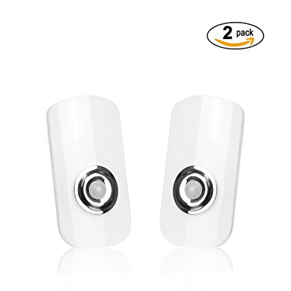 JTD Smart Energy-efficient LED Night Light Motion Auto Sensing LED Lights Motion Sensor Flashlight Rechargeable Emergency Light (2 Pack)