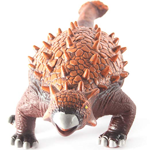 Huang Cheng Toys 20 Inches Ankylosaurus Dinosaur Figure Jurassic Animal PVC Soft Touch
