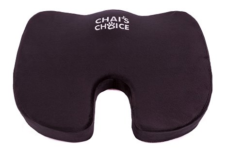 Orthopedic Memory Foam Coccyx Seat Cushion - $19.95 SPECIAL OFFER! Chai's Choice New and Improved Solution! Back by Popular Demand! Designed for Superior Comfort and Back Support While Sitting. Makes a Great Car Seat or Office Chair Cushion!