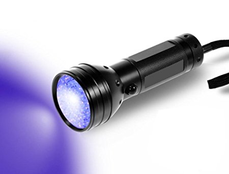 Newest UV Flashlight, ELECLOVER UV Black Light, Pet Urine Odor & Stain Detector, 51 UV LED's