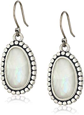 Lucky Brand Womens Mother-of-Pearl Drop Earrings II