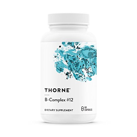 Thorne Research - B-Complex #12 - Vitamin B Complex With Active B12 and Folate - 60 Capsules