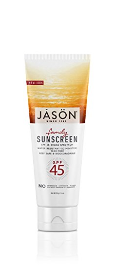 Jason Family Pure Natural Sunscreen SPF 45, 4 Fluid Ounce