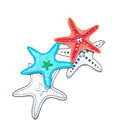 Sea Animals Starfish Metal Cutting Dies Craft Dies for Card Making and Scrapbooking Christmas Die Cuts (Starfish)
