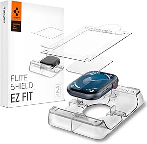 Spigen EliteShield EZ Fit Screen Protector designed for Apple Watch Series 10 (46mm) - 2 Pack