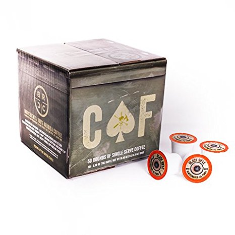 Black Rifle Coffee Company CAF Caffeinated AF Single Serve Capsules, for Keurig K-Cup Brewers (50 Count)