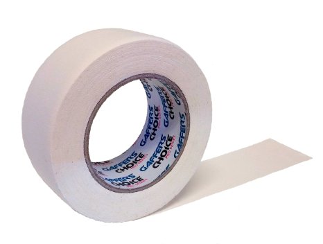 Gaffers Tape - 2 inch x 35 yard (White) by Gaffer's Choice - GET 5 YARDS FREE! - Better Than Duct Tape - Non-Reflective - Waterproof Grip Tape - White Gaffer Tape
