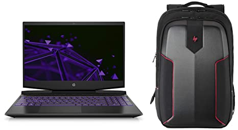 HP Pavilion Gaming Core i7 9th Gen (8GB/1TB HDD   256GB SSD/Win 10/NVIDIA GTX 1650 4GB Graphics) 15-dk0049TX & Omen Gaming Backpack