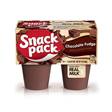 Snack Pack Chocolate Fudge Pudding Cups, 4 ct