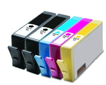 HouseOfToners 5-PK HP 564 XL 564XL Combo Pack (2-Black, 1-Cyan, 1-Magenta, 1-Yellow)