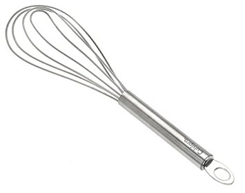 Cuisipro 10-Inch Silicone Flat Whisk, Frosted