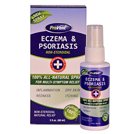 Provent Eczema and Psoriasis Care All Natural Spray, 2 Fluid Ounce
