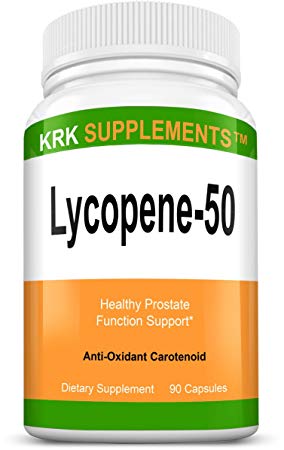 1 Bottle Lycopene 50mg 90 Capsules KRK Supplements