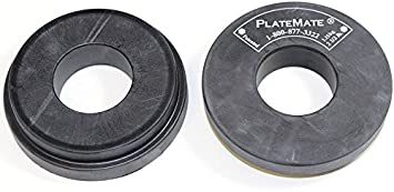 PlateMate 2.5 lb. Donut Pair - Magnetic Add-On Weights for Iron or Steel Dumbbells