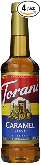 Torani Syrup, Caramel, 25.4 Ounce (Pack of 4)