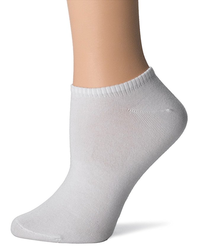 HUE Women's Cotton Liner No-Show Sock 6-Pack