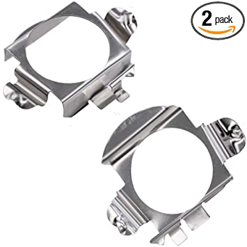 GZXY H7 LED Headlight Bulb Clips Holder Socket Adapter for Mercedes-Benz C300 C350 Sport CLS GL Ford Edge Installation 2pcs