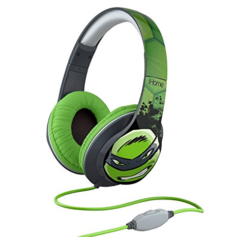 Teenage Mutant Ninja Turtles Over-The-Ear Headphones with Volume Control, Ni-M40TM