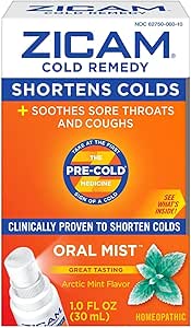 Zicam Cld Plus Oral Mist Size 1.0 oz (Pack of 3)