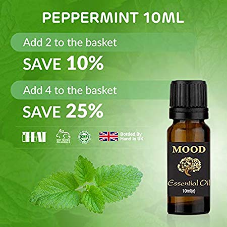 Peppermint 10ml Premium Essential Oil 100% Pure Natural - FREE UK P&P