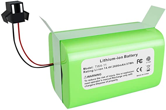 ASUNCELL Replacement Battery for RoboVac 11, 2600mah 37W Li-Ion Rechargeable Battery, Compatible with RoboVac 11S 11S MAX 30 30C 15C 15T 15C MAX 30C MAX 12 35C Accessories