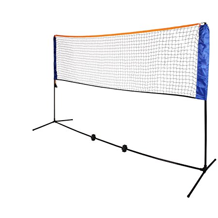 Oypla Small 3m Adjustable Foldable Badminton Tennis Volleyball Net